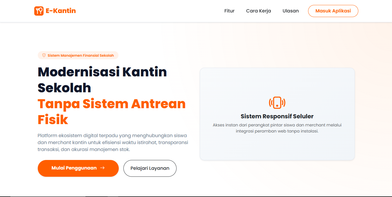 E-Kantin Screenshot
